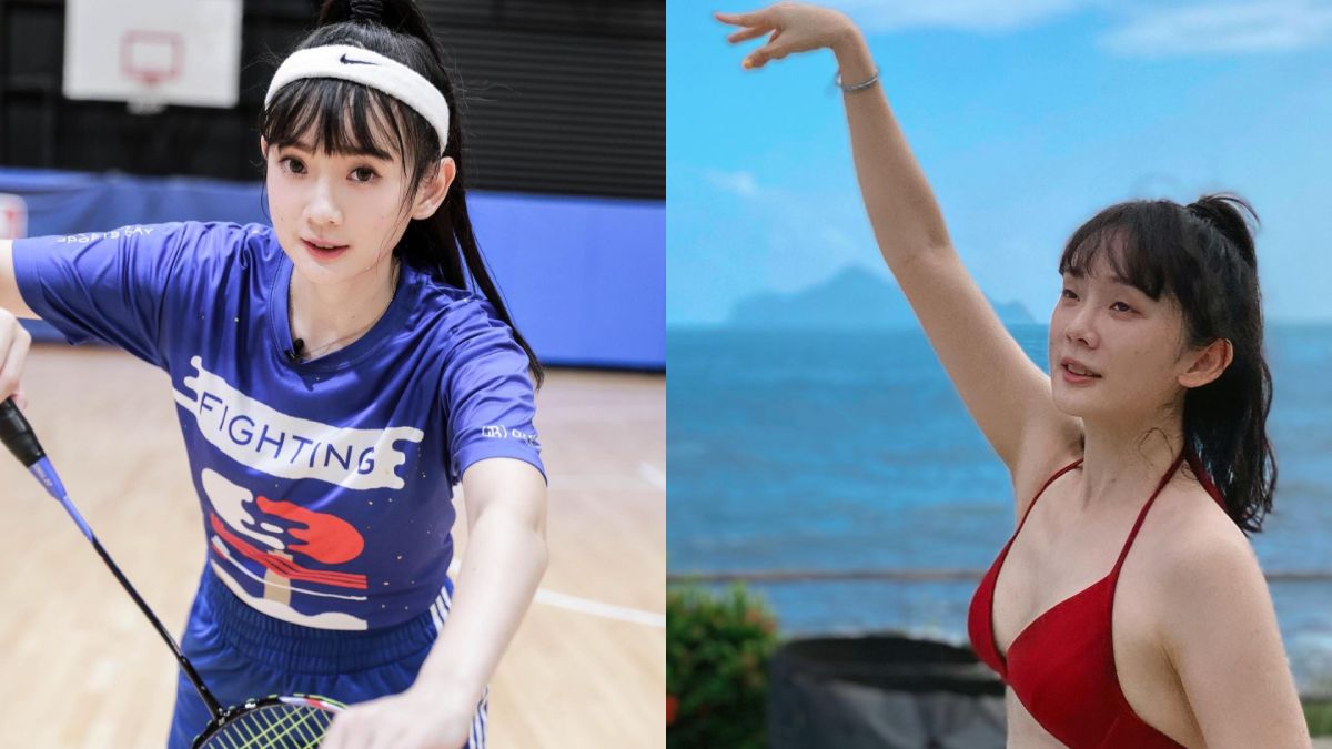 ▲「台版赤木晴子」洗菜公開醜照,自娛娛人。(圖/洗菜IG、臉書)