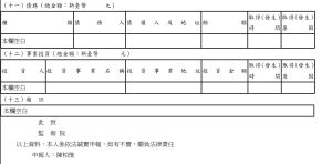 ▲刪Q總部查出陳柏惟名下有公司，卻未進行財產申報，廉政專刊上全部空白。（圖／罷免陳柏惟總部提供，2021.10.14）