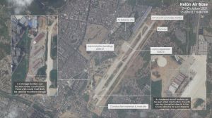 中國軍事 中國空軍基地 ▲中國惠安空軍基地增建設備空拍圖。(圖/翻攝自The Drive官網)