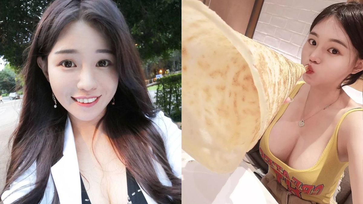 ▲美女醫師綠肥兒分享吃捲餅的照片,好身材成亮點。(圖/綠肥兒IG)