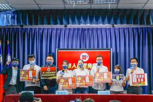 國民黨發言團隊 ▲國民黨發言團隊召開「三毒立委失格,還將台中海線選民當惡霸?」記者會。(文傳會提供)