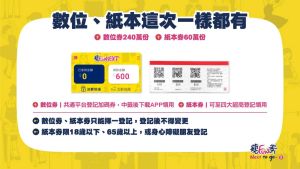第二波藝FUN券開獎!登記、領取、使用懶人包一次看 ▲文化部推出每份600元,總數300萬份的藝FUN券,包含數位券240萬份、紙本券60萬份。(圖/翻攝自藝FUN券官網)