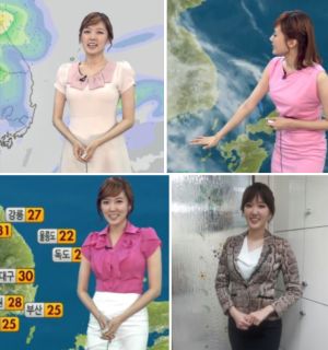▲崔英雅曾擔任電視台氣象主播。（圖／翻攝Naver）