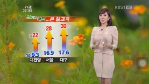 ▲崔英雅曾擔任電視台氣象主播。（圖／KBS YouTube）