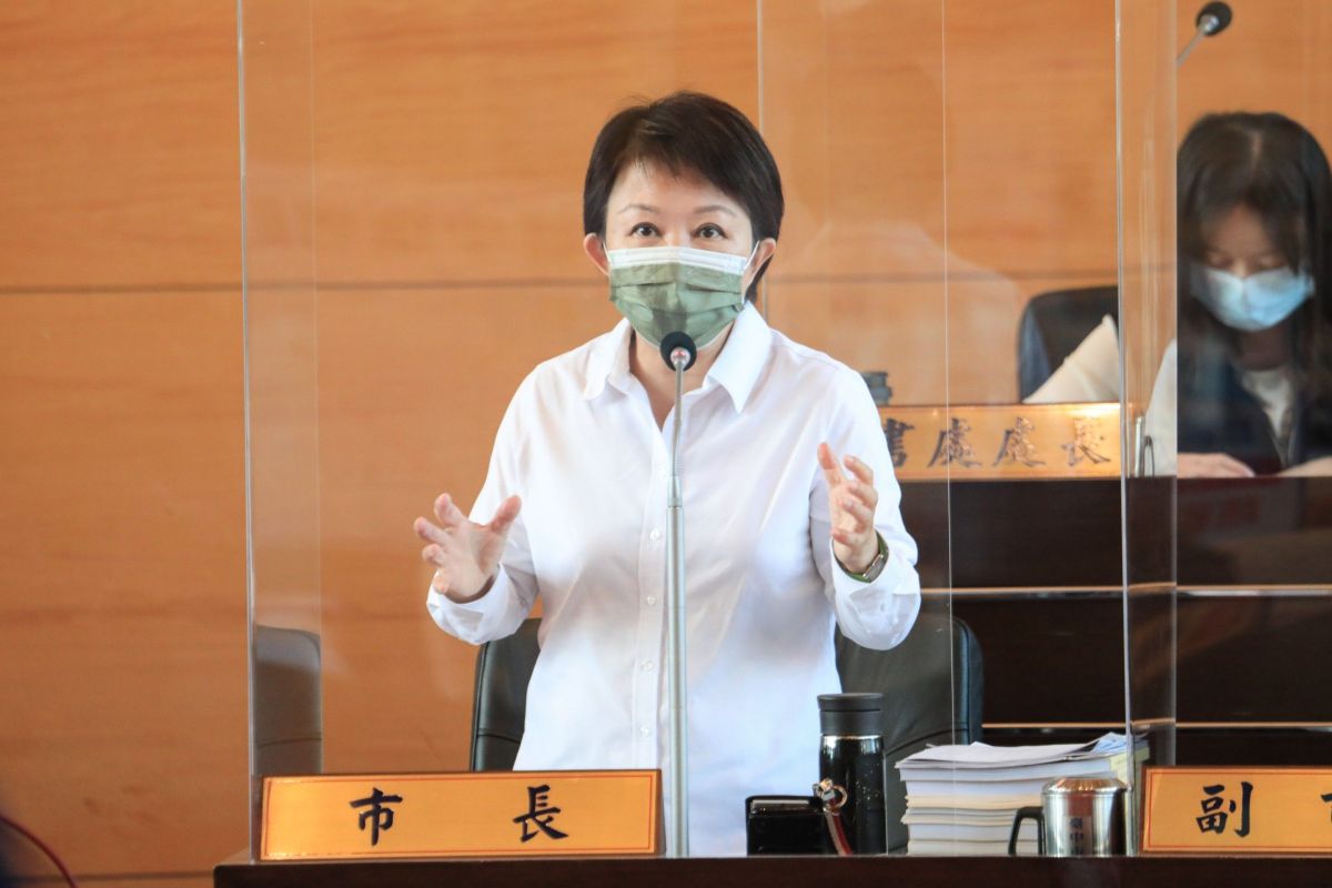 ▲如果市長的臉面被盜用，市長盧秀燕表示，對於這種事一定要嚴法重辦。(圖／柳榮俊攝2021.10.20)