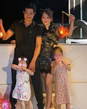 ▲郭富城一家四口幸福美滿。(圖 / 方媛微博) ▲郭富城一家四口幸福美滿。(圖 / 方媛微博)