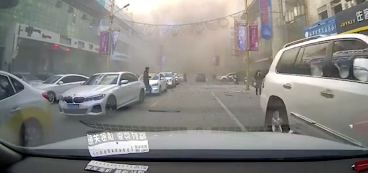 ▲瀋陽一間餐廳發生氣爆，導致3死30餘傷。（圖／美聯社／達志影像）