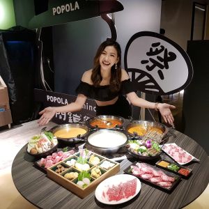 邵庭 ▲邵庭表示對火鍋店餐點很要求,尤其是冰淇淋選擇要多元。(圖/POPOLA x nininono提供)
