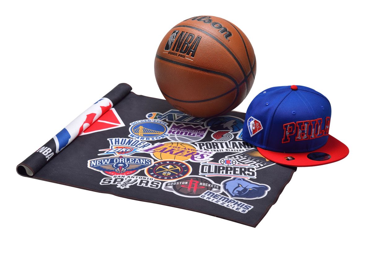 ▲NBA Store Taiwan全新推出「NBA 75週年限定毛巾」（NBASTORE提供）