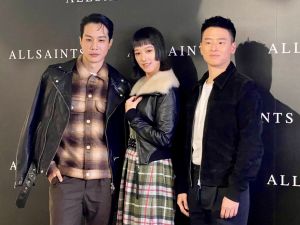孟耿如畫展收穫豐誇口養佼哥!偕薛仕凌助攻彩繪皮衣義賣 ▲雙料視帝薛仕凌透露ALLSAINTS是他入手皮衣的首選。(圖/記者蕭涵云攝)