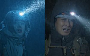 ▲劇中,全智賢(左)跟朱智勛上山救遇難者。(圖/愛奇藝國際站) ▲劇中,全智賢(左)跟朱智勛上山救遇難者。(圖/愛奇藝國際站)