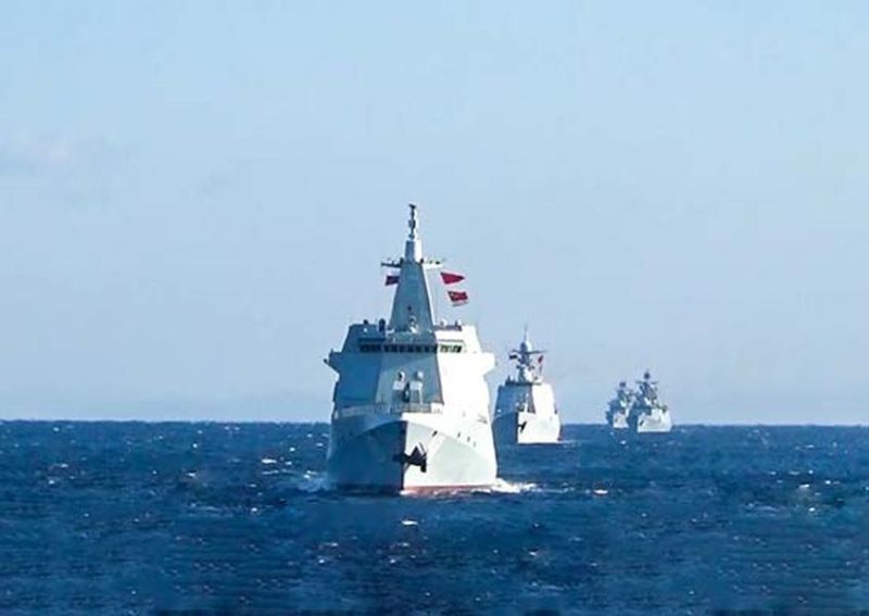 日本防衛省：中國軍艦穿越台灣東北方海域
