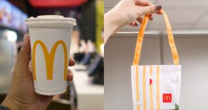 只送不賣「杯套」裝不下自家飲料?麥當勞回應了 ▲網友發現限量只送不賣的「麥麥經典杯套」,竟裝不下大杯飲料引發討論。(圖/Shutterstock、台灣麥當勞提供)
