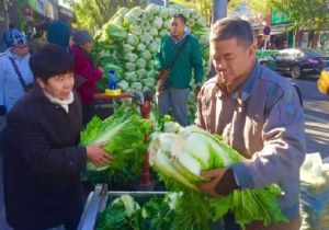 疑受極端天氣影響 中國多地「菜比肉還貴」