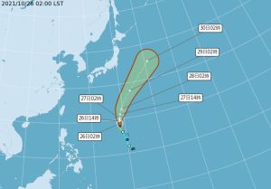 今晨低溫18.5度！輕颱瑪瑙最快明轉中颱　水氣增多時間曝
