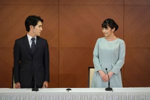 日本真子公主結婚/東京飯店召開記者會 ▲(圖/美聯社/達志影像)