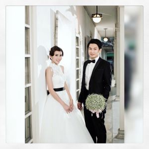 林帛亨 ▲林帛亨(右)表示會和「水某」馮媛甄一直住在台中。(圖/翻攝林家花園FB)