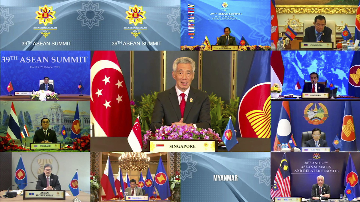 ▲東協峰會今天登場，新加坡總理李顯龍表示，美中關係走向是未來區域穩定的決定性因素。（圖／美聯社／達志影像）