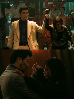 ▲朴喜洵（左）劇中是韓韶禧的「恩人」與「仇人」。（圖／Netflix）
