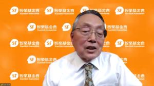 ▲施振榮以「創新與公共衛生」為題開講。(圖/翻攝自「施振榮 Stan哥」臉書) ▲施振榮以「創新與公共衛生」為題開講。(圖/翻攝自「施振榮 Stan哥」臉書)