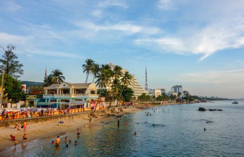 ▲越南富國島11月20日起將將試點迎接疫苗護照清單中的國際觀光客。（圖／美聯社／達志影像）