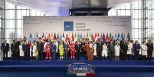 ▲G20領袖高峰會議30日在羅馬登場，與會的全球主要經濟體領袖正式為一項全球稅改協議背書。（圖／翻攝自g20org推特）
