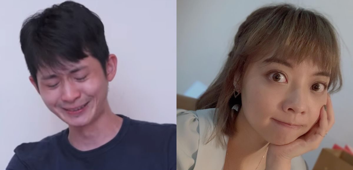 ▲博恩（左圖）為霸凌事件淚崩道歉，龍龍反應曝光。（圖／STR Network YouTube、龍龍臉書）