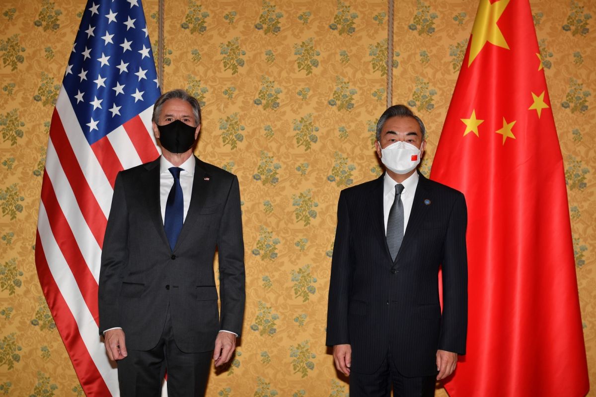▲美國國務卿布林肯昨天與中國外交部長王毅通話，討論俄羅斯與烏克蘭緊張局勢，也談到新疆與台灣議題。資料照。（圖／美聯社／達志影像）