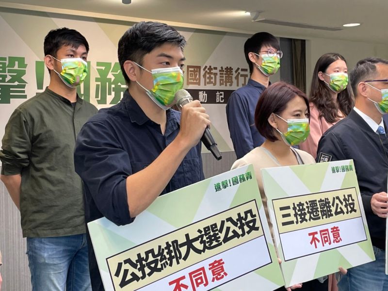 ▲吳濬彥說，國民黨天天批評江聰淵，代表林姿妙集團爭取連任的敗象已現。（圖／記者黃宣尹攝）