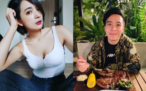 阿喜 ▲阿喜和無尊爆出祕戀半年,雙方大方認愛。(圖/翻攝阿喜、無尊FB)