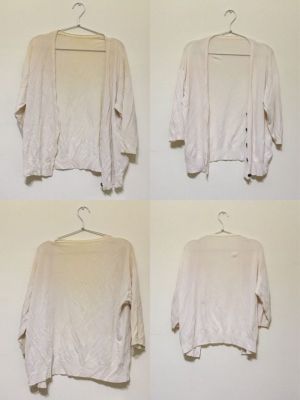 泛黃衣服先別丟?她加一天然「清潔神物」:用過回不去! ▲原PO表示針織衫洗一次就明顯白了許多。(圖/翻攝自《Dcard居家生活版》)