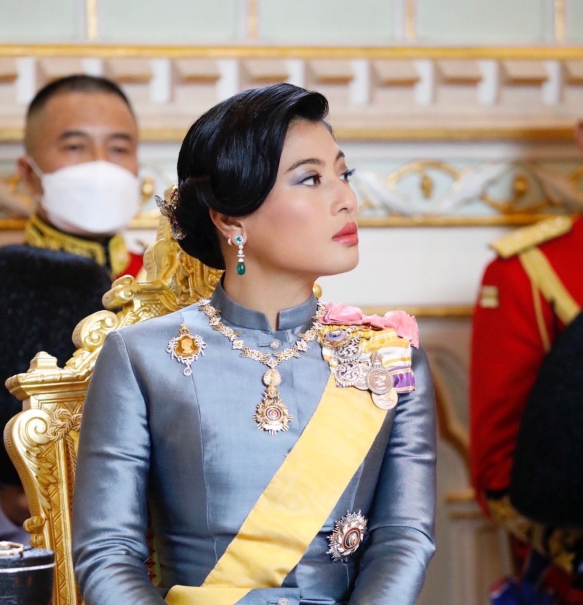 ▲泰國二公主希里萬納瓦瑞近日出席皇家功德儀式。（圖／翻攝自希里萬納瓦瑞官方臉書）