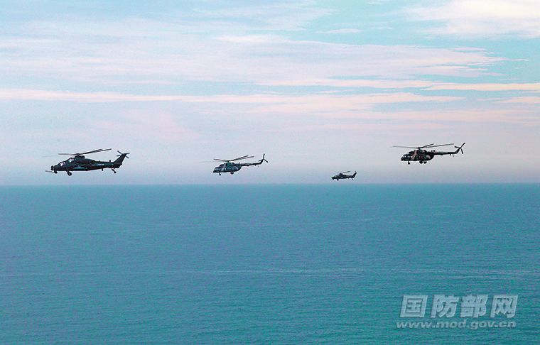 共軍證實近日在台灣東部海空實兵演練