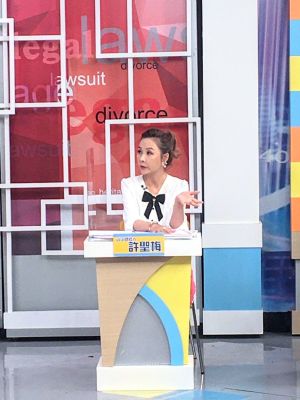 ▲許聖梅日前在節目上透露看過林女女兒的照片。(圖/和展影視提供) ▲許聖梅日前在節目上透露看過林女女兒的照片。(圖/和展影視提供)