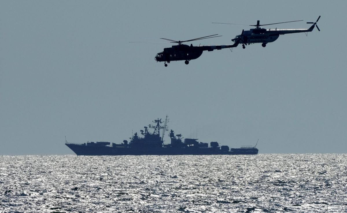 ▲俄羅斯今天表示，1架英國電偵機在克里米亞（Crimea）附近飛行，已緊急派戰機升空攔截。圖為近日黑海情勢資料照。（圖／美聯社／達志影像）