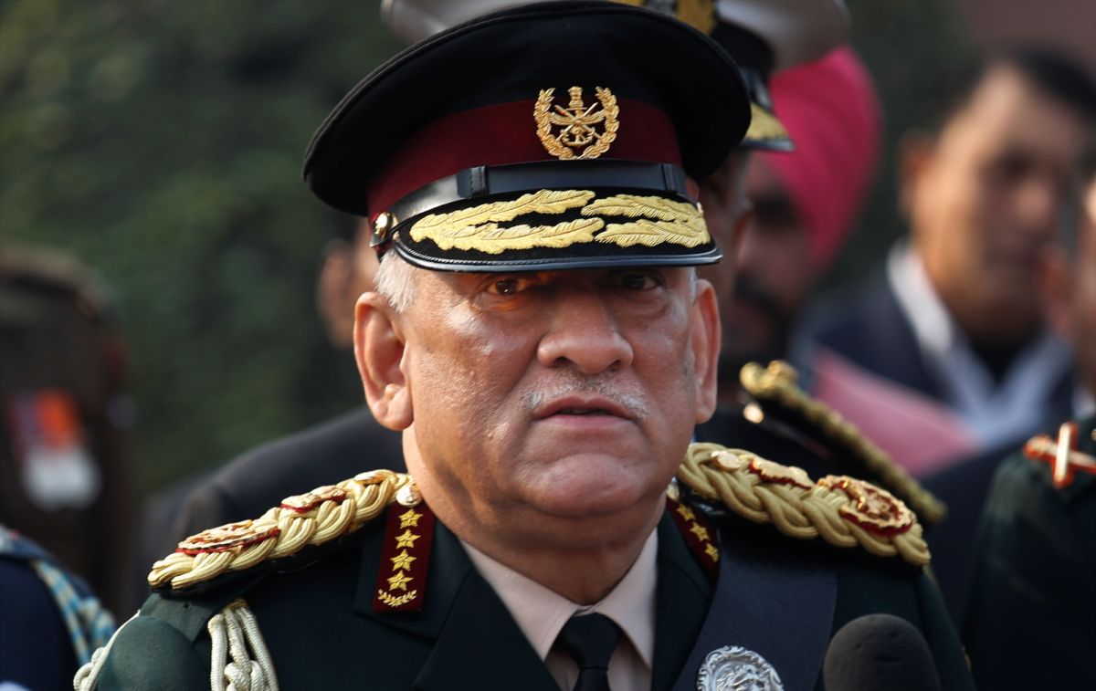 ▲印度國防參謀長拉瓦特（Bipin Rawat）最近在一場媒體主辦的論壇中表示，中國已成為印度頭號安全威脅。資料照。（圖／美聯社／達志影像）