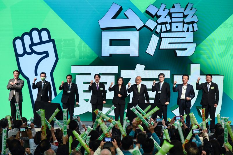 ▲民進黨明日將召開全代會,圖為去年全代會。(圖/記者陳明安攝影)