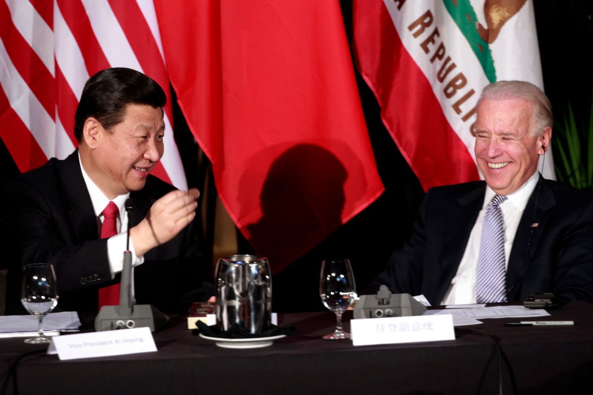 ▲美國總統拜登與中國國家主席習近平美東時間15日晚間舉行首場視訊會議。(資料照/美聯社/達志影像)