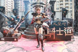 ▲何美覺得女騎士是一個很carry隊友的角色。（圖／遊戲橘子提供）