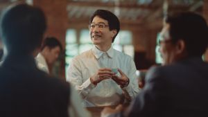 薛仕凌 ▲金鐘視帝薛仕凌挑戰茶葉小販角色,接觸陌生的客語文化。(圖/myVideo提供)