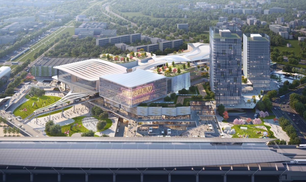 ▲台中烏日高鐵站周邊開方案完成招商簽約，預計作為18萬坪的世界級高端時尚百貨購物中心，2026年開始營運。