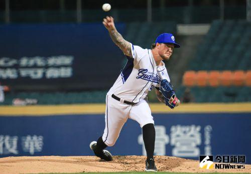 ▲富邦悍將投手迪倫。（圖／記者葉政勳攝 , 2021.11.18）