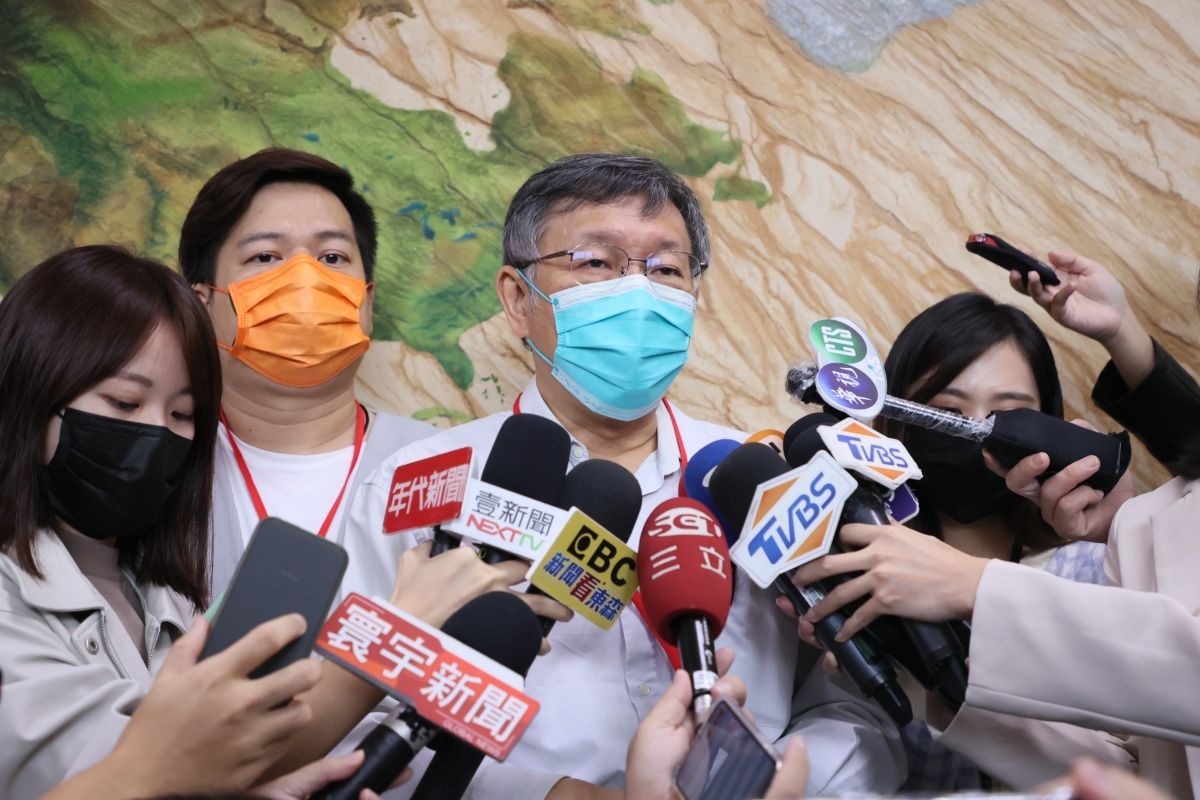 ▲對於北市又發生錯打疫苗的情況，台北市長柯文哲說，醫療執行錯誤常見，但仍要避免。（圖／台灣民眾黨提供）