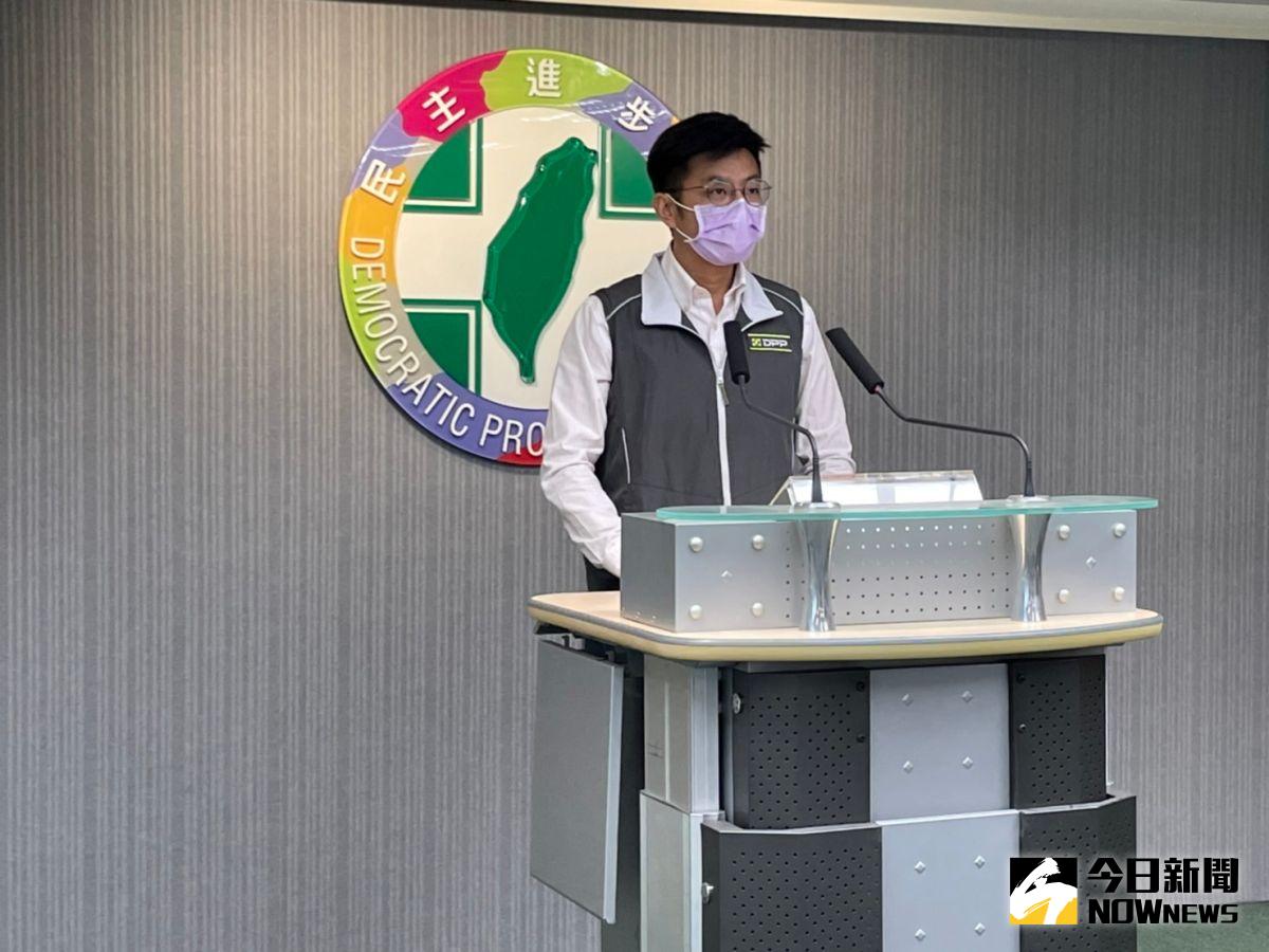 ▲民進黨發言人周江杰表示,國民黨誣指相關事件為政治追殺,才是企圖用政治影響司法。(圖/記者黃宣尹攝影)