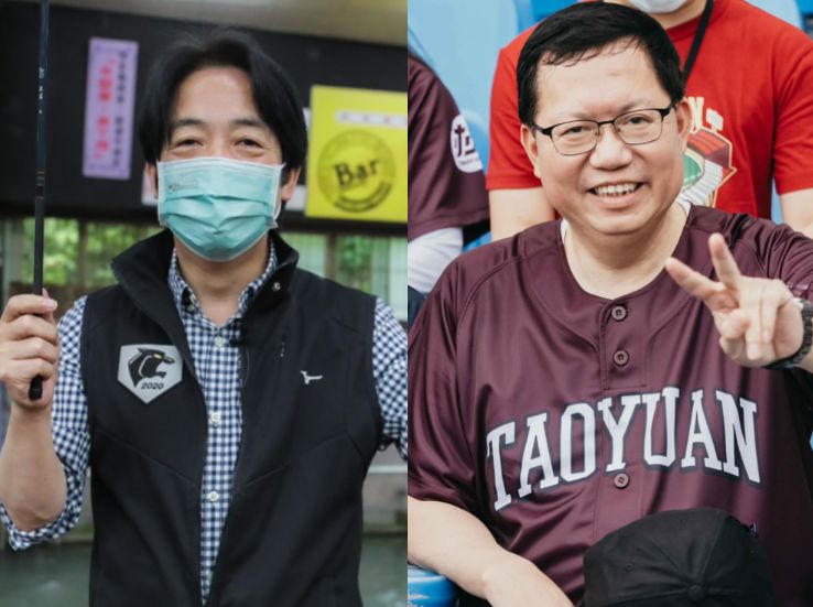 ▲賴清德與鄭文燦皆被視為2024年代表民進黨參選總統的可能人選。(圖/翻攝自賴清德、鄭文燦臉書)