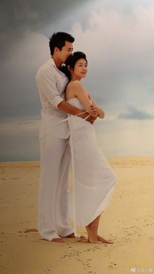 大S ▲大S當年並不想辦婚禮,因為張蘭堅持才在海南島宴客。(圖/汪小菲微博)