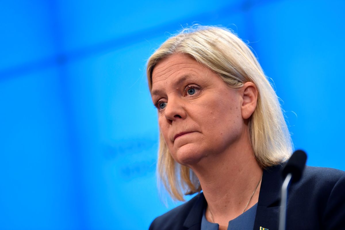 ▲Omicron變異株使瑞典面臨確診激增浪潮之際，總理安德森（Magdalena Andersson）的發言人表示，總理的COVID-19檢測呈陽性。資料照。（圖／美聯社／達志影像）