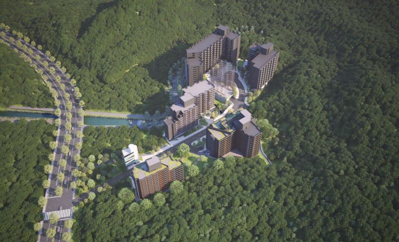 ▲「豐之谷」周邊生活環境清幽且機能健全,全案更是北部罕見的大坪數開發、小坪數規劃。(圖/品牌提供)