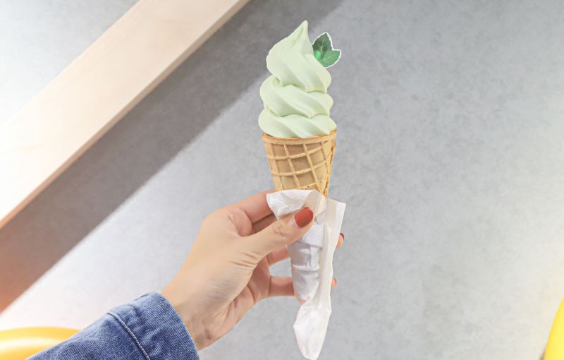 ▲IKEA台北城市店去年11/30重新開幕，限定推出Mojito莫希托無酒精霜淇淋。（圖／記者葉政勳拍攝）