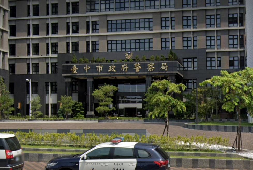 ▲該名陳姓巡佐，任職於台中市政府警察局。（圖／翻攝googlemap） 